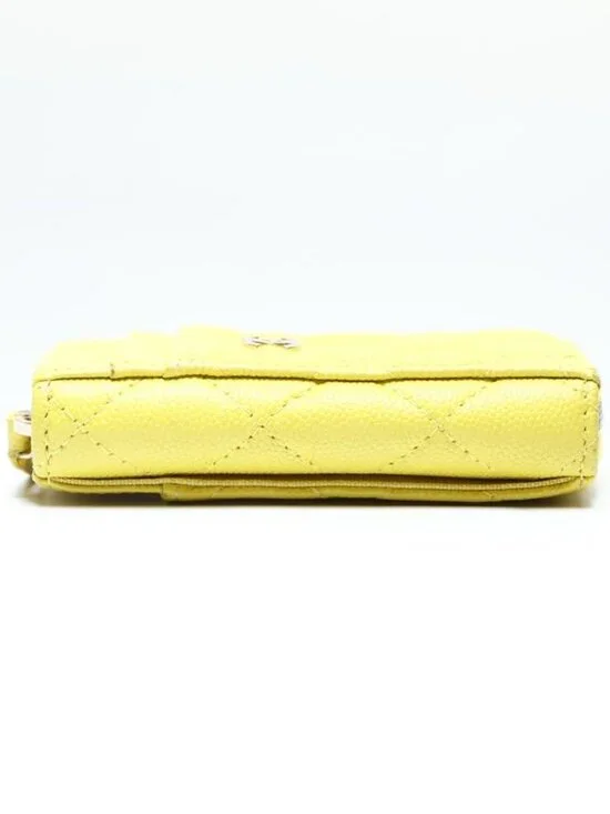 Chanel Coin Case CC Logo Quilted Caviar Leather Fragment - Picture 4 of 10